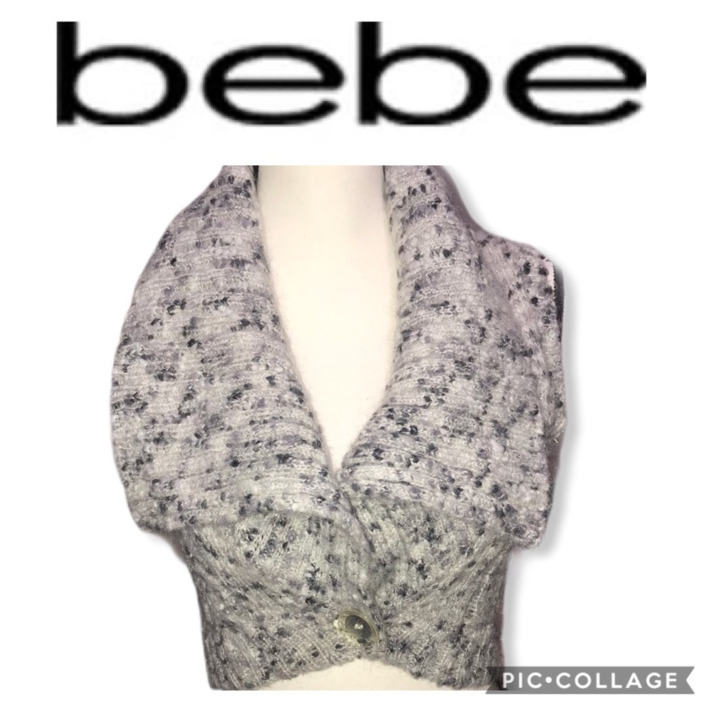 BEBE cropped sweater vest